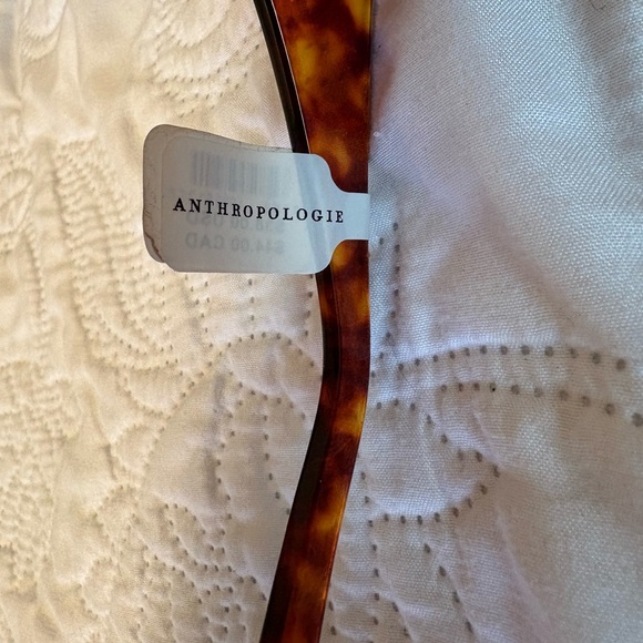 NEW! Anthropologie Eyeking Beveled Cateye Tortoise Shell Sunglasses - Picture 8 of 8